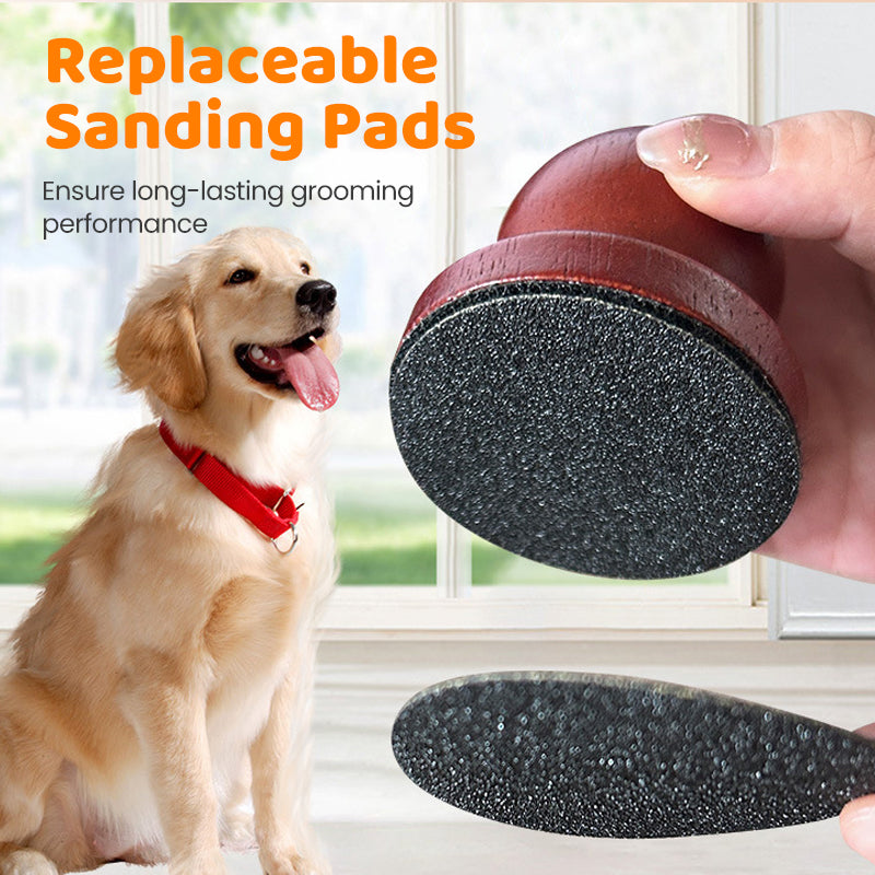 🐾 Houten nagelvijl met vervangbare pads – vijlt nagels rustig en veilig, zonder lawaai of schrik.