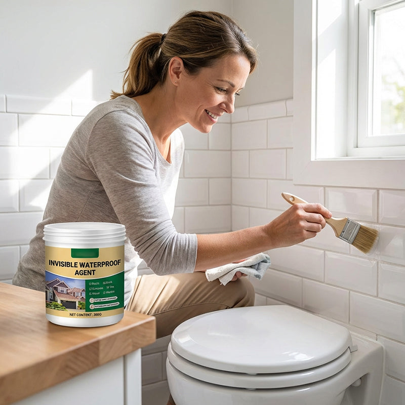 🛠️ 50% korting! Transparante waterdichte kit – dicht voegen & scheuren, droogt onzichtbaar op & hecht op tegels, beton, hout. Inclusief kwast & handschoenen! ✨💧