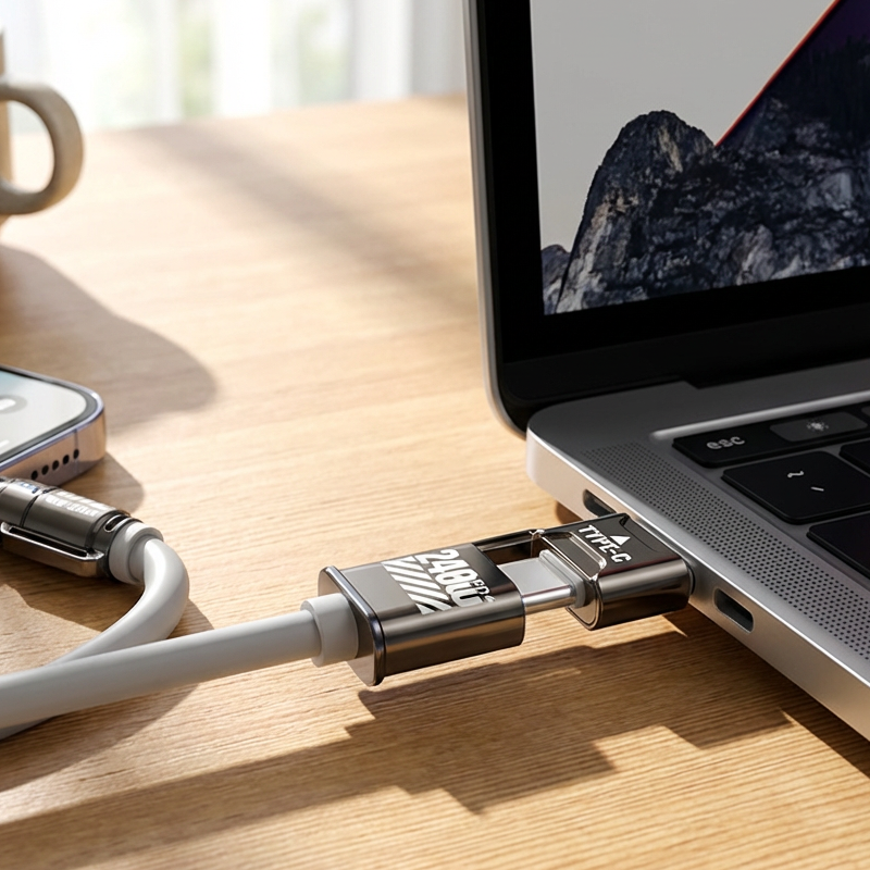 Hoge Vermogen 4-in-1 Snellaadkabel