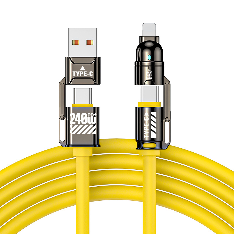 Hoge Vermogen 4-in-1 Snellaadkabel