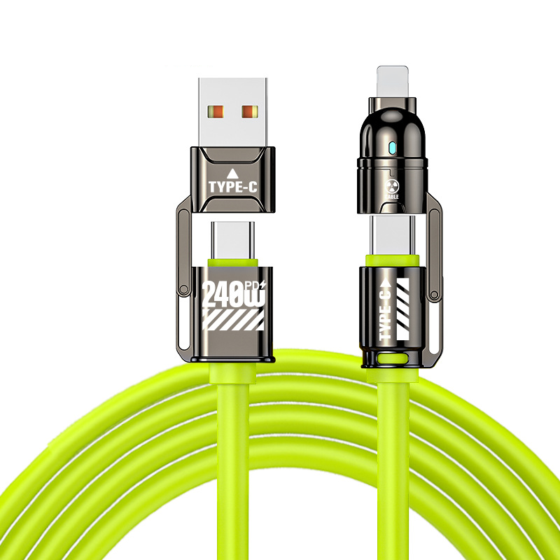 Hoge Vermogen 4-in-1 Snellaadkabel