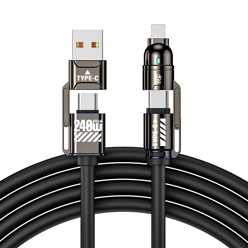 Hoge Vermogen 4-in-1 Snellaadkabel