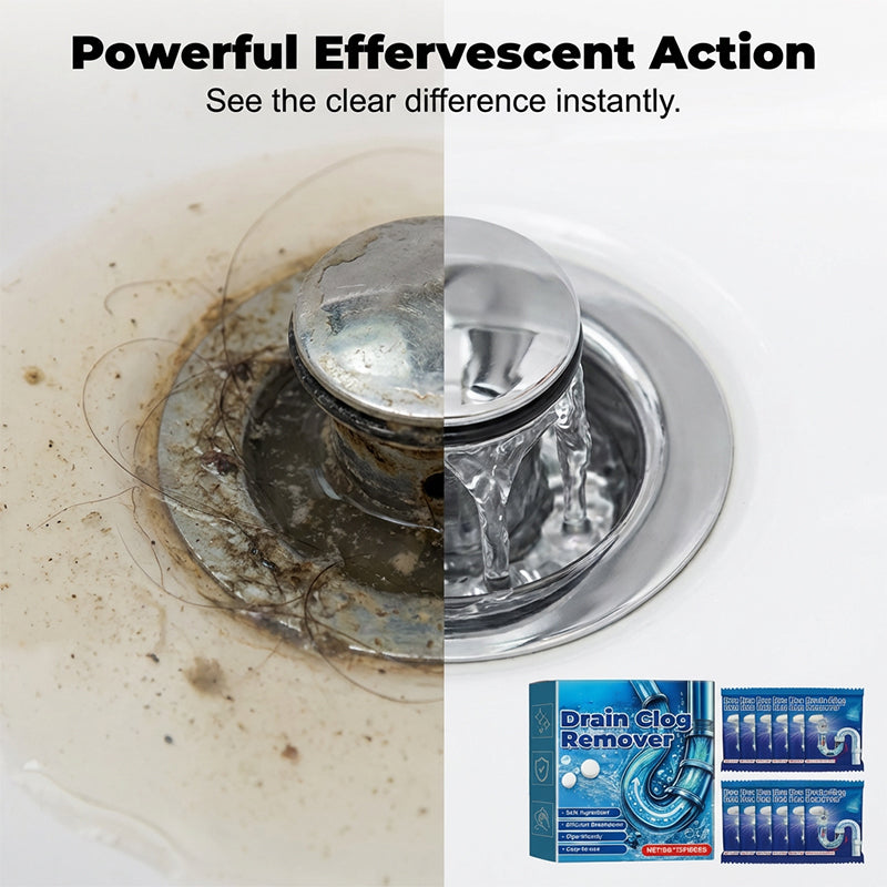 💪 Ontstop & Ontgeur – Krachtige afvoertabletten tegen haar, vet en nare geuren! 🧼✨