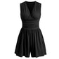 ⏳Aanbieding voor beperkte tijd⏰Mouwloze dames jumpsuit met V-hals en gerimpelde taille