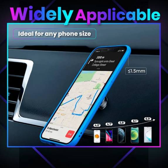 📱 1+1 gratis! Ultrasterke magnetische telefoonhouder – flexibel, 360° draaibaar & eenvoudig te bevestigen. Perfect voor in de auto! 🚗✨