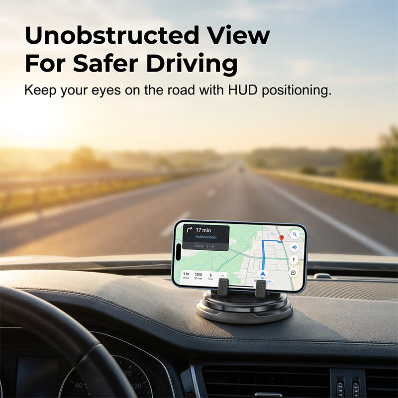 🚗📱 360° Draaibare Telefoonhouder voor Auto – Veilig Navigeren met Perfect Zicht