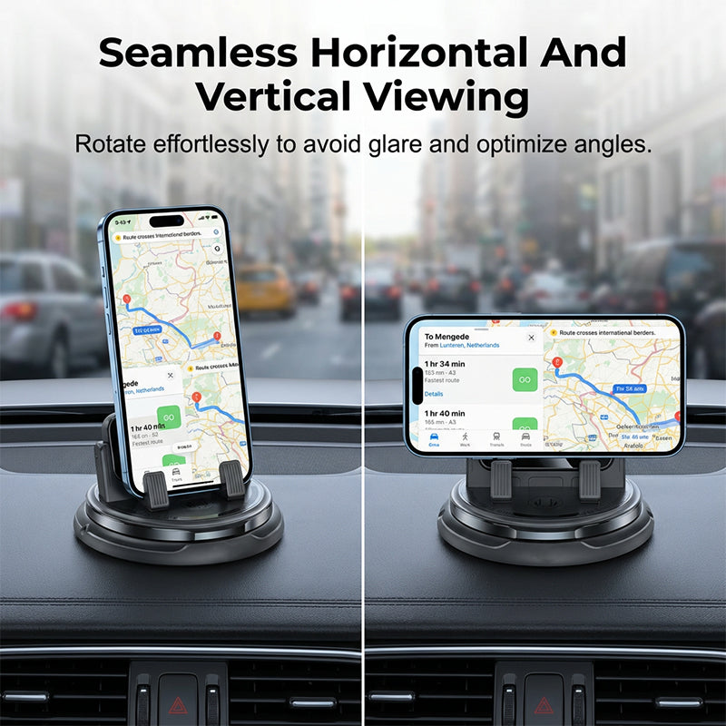 🚗📱 360° Draaibare Telefoonhouder voor Auto – Veilig Navigeren met Perfect Zicht