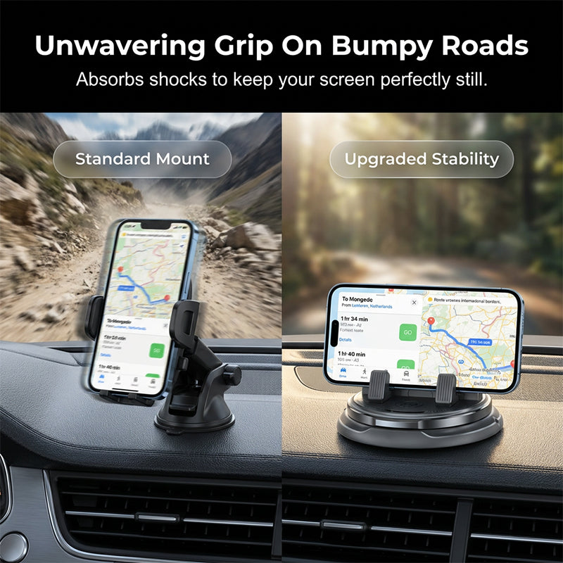 🚗📱 360° Draaibare Telefoonhouder voor Auto – Veilig Navigeren met Perfect Zicht