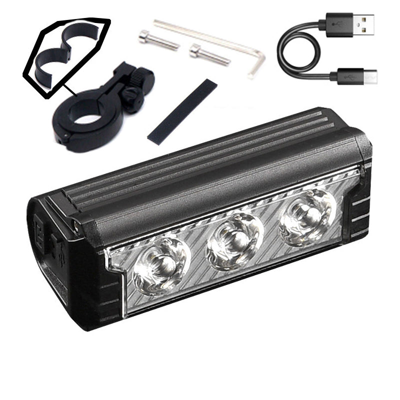 🚲💡 50% korting! 2000 Lumen fietslicht – ☔ IPX6 waterdicht, ⚡ USB-C oplaadbaar, 💪 200m zicht – veilig in regen & donker!