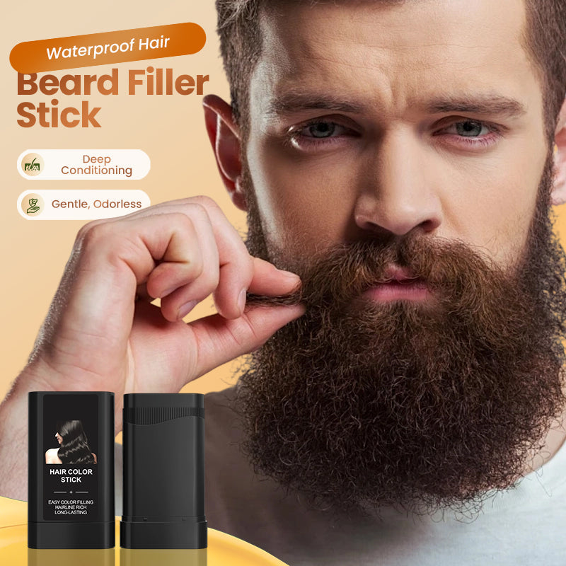 🔥FLASH SALE🔥 Waterdichte Haar- & Baardvullerpen – Directe Grijsbedekking, Kamapplicator – Waterdicht & Langdurig – 20g – Zwart, Donkerbruin of Bruin! 💇‍♂️✨