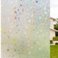 3D-raamfolie met statische hechting