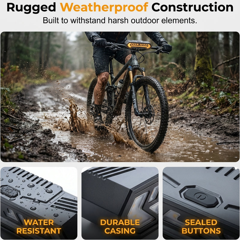 🚲 50% korting! Draadloze fiets richtingaanwijzer – USB-oplaadbaar, waterdicht & met afstandsbediening. Blijf zichtbaar & veilig bij nacht, regen & mist! ✨💡