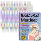 💸🚫 50% KORTING! Waarom €60 betalen voor nail art als je het zelf kunt? Deze dual-tip pennen maken van jouw nagels een kunstwerk – je vriendinnen vragen straks waar je salon zit!
