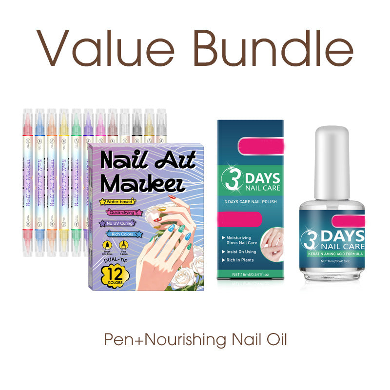 💸🚫 50% KORTING! Waarom €60 betalen voor nail art als je het zelf kunt? Deze dual-tip pennen maken van jouw nagels een kunstwerk – je vriendinnen vragen straks waar je salon zit!