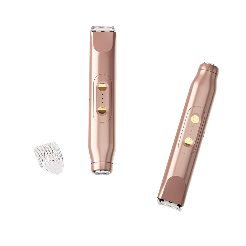 ✨2-in-1 Elektrisch Dames Scheerapparaat & Trimset - Pijnloos & Huidvriendelijk - USB Oplaadbaar - Voor Bikinilijn, Benen & Gezicht