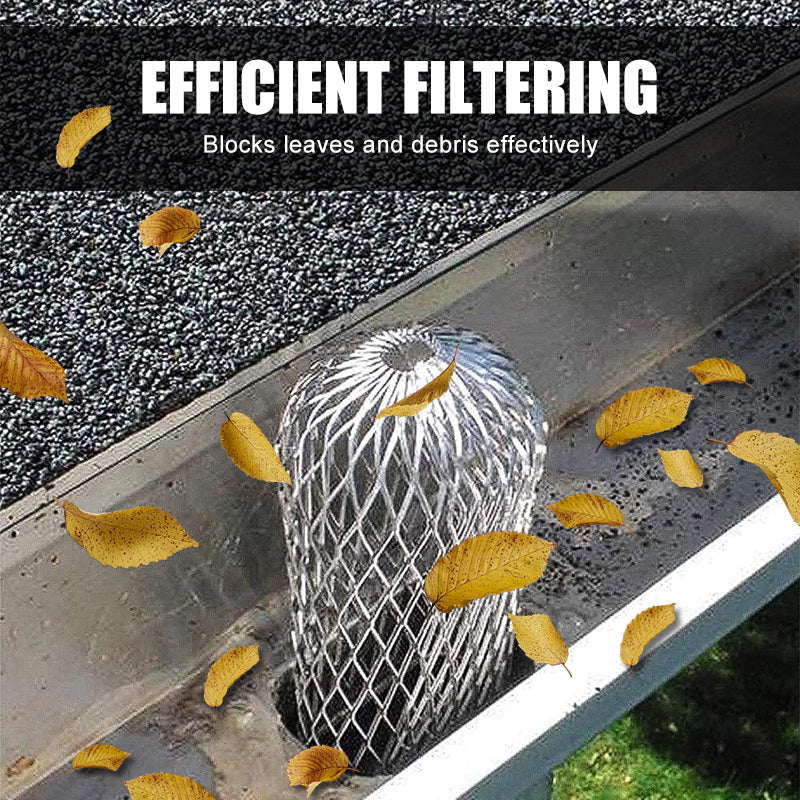 ✨ Regenpijpfilter voor Dakgoten – Eenvoudige Bescherming voor Dagelijks Onderhoud 🍂