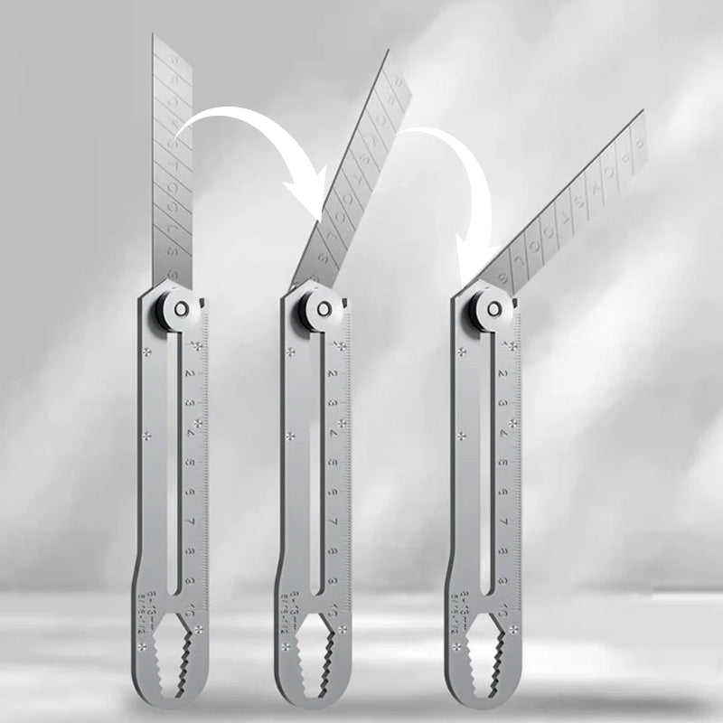 🔪 50% korting op veelzijdig cuttermes – intrekbaar, afbreekbare bladen voor veilig en precies snijden.