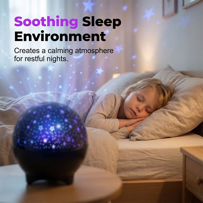 🌌 USB LED Galaxy projector – creëert een kleurrijke sterrenhemel, kalmerend en sfeervol voor elke kamer.