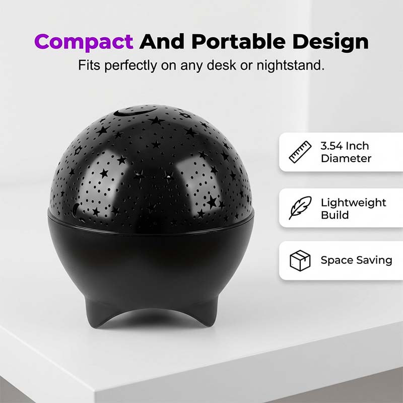 🌌 USB LED Galaxy projector – creëert een kleurrijke sterrenhemel, kalmerend en sfeervol voor elke kamer.