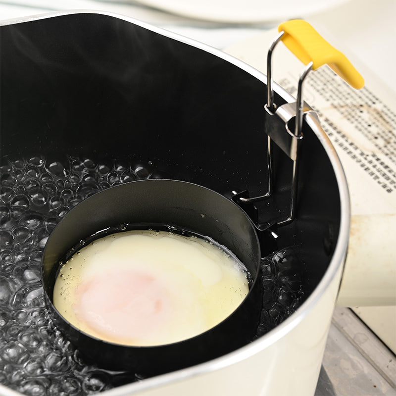 🥚 Opvouwbare eierpocheervorm – anti-aanbak, ruimtebesparend en perfect voor een gezond ontbijt.