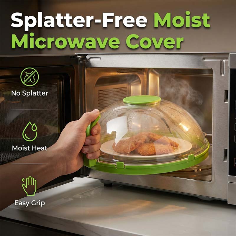 💐50% OFF ! Splatter Cover with Water Reservoir – Easy Cleaning 🧽✨ 【Limited Offer】