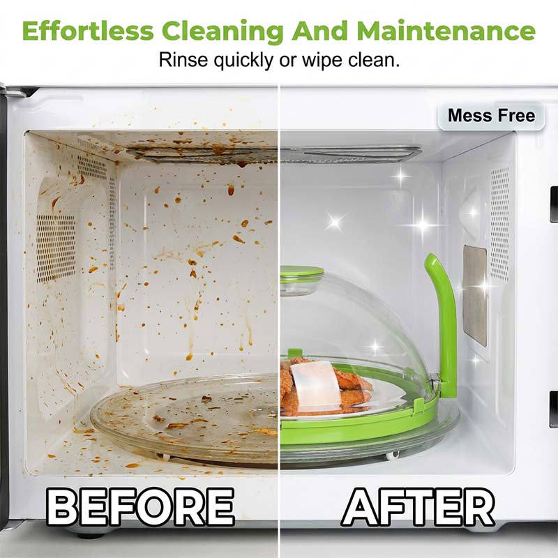 💐50% OFF ! Splatter Cover with Water Reservoir – Easy Cleaning 🧽✨ 【Limited Offer】