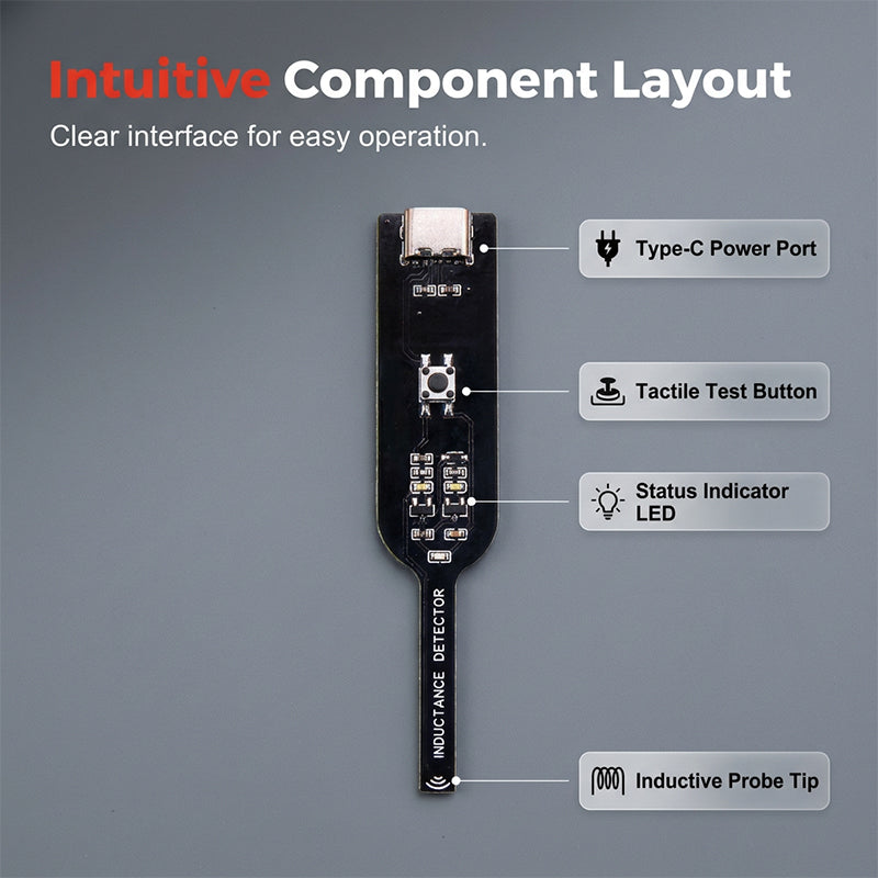 🔧 USB-C inductiepen – detecteert kortsluiting & stroomlekkage op moederborden. Draagbaar, nauwkeurig & eenvoudig in gebruik. ⚡🛠️