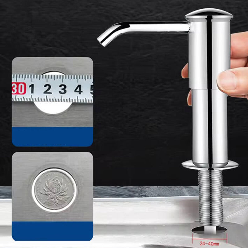 ☀️ Summer Deal! Inbouwzeepdispenser – roestvrij, lekvrij en ruimtebesparend voor een opgeruimde keuken.