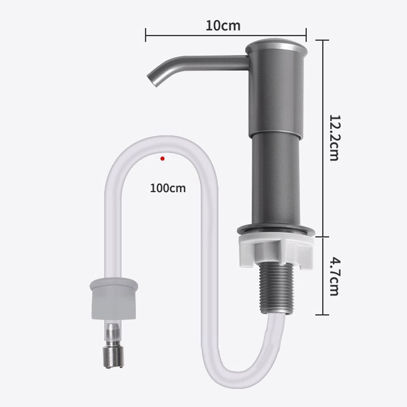 ☀️ Summer Deal! Inbouwzeepdispenser – roestvrij, lekvrij en ruimtebesparend voor een opgeruimde keuken.