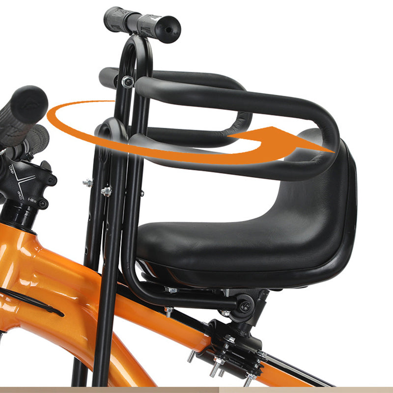 🚲 50% korting! Voorwiel kinderzitje – veilig, comfortabel en interactief. Jouw kind voorop!