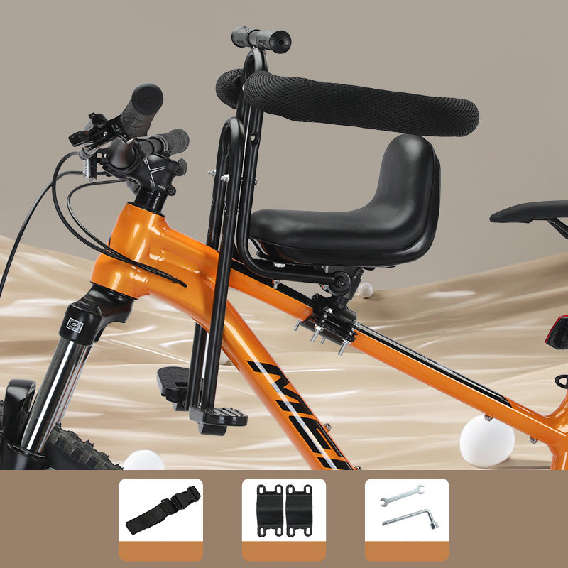 🚲 50% korting! Voorwiel kinderzitje – veilig, comfortabel en interactief. Jouw kind voorop!