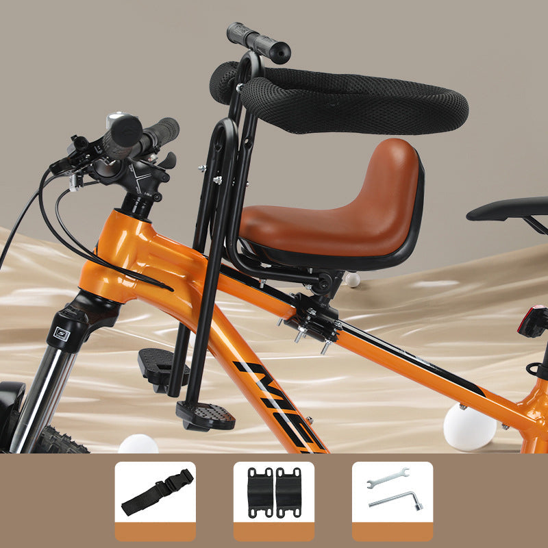 🚲 50% korting! Voorwiel kinderzitje – veilig, comfortabel en interactief. Jouw kind voorop!
