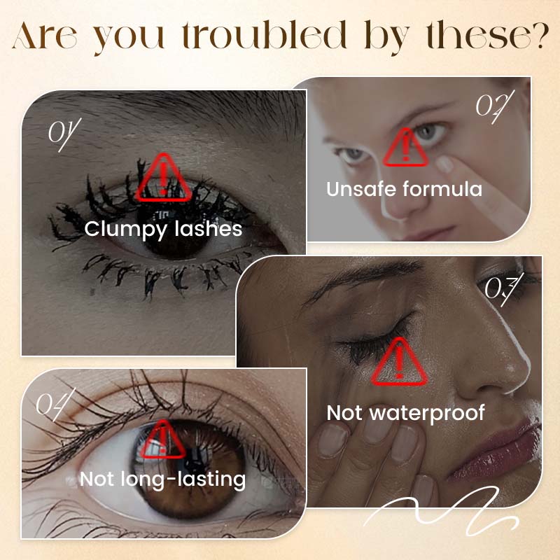 Waterdichte krullende & verlengende mascara