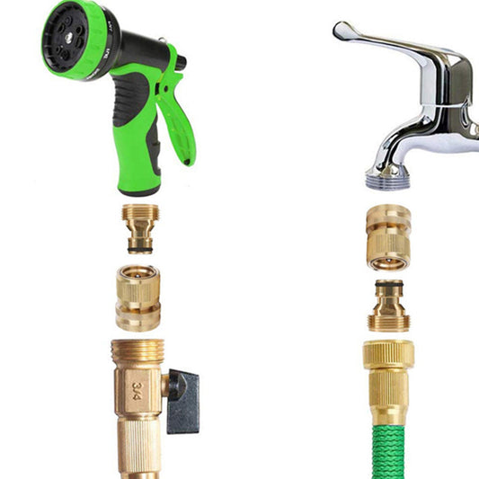 🔩 TIJDELIJKE 50% KORTING! ✨ 3/4" Messing Snelkoppeling – Roestvrij, Lekvrij, Universeel 💧