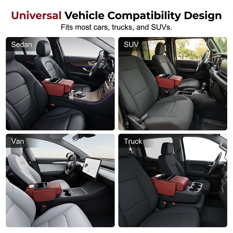 🚗💥 50% KORTING! Stop met het zoeken naar je telefoon, tissues en sleutels tijdens het rijden! Deze 5-in-1 armsteunkussen tovert je rommelige console om in een georganiseerde cockpit – met bekerhouder, telefoonvak en zelfs een tissueslot!