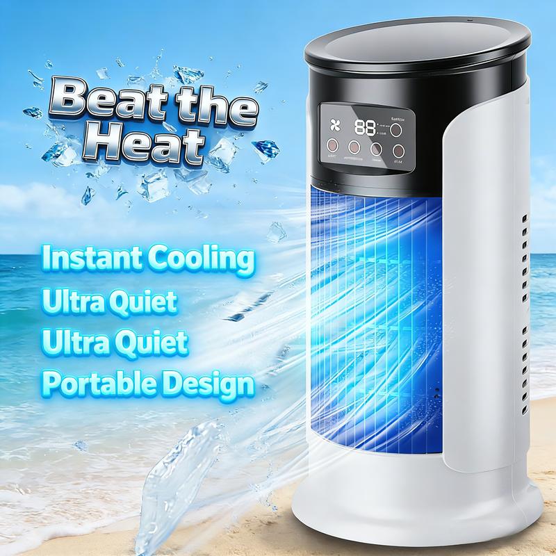 💨Onmisbaar in de zomer❄️ Draagbare 3-in-1 USB Luchtkoeler | Directe Verkoeling & Fluisterstil