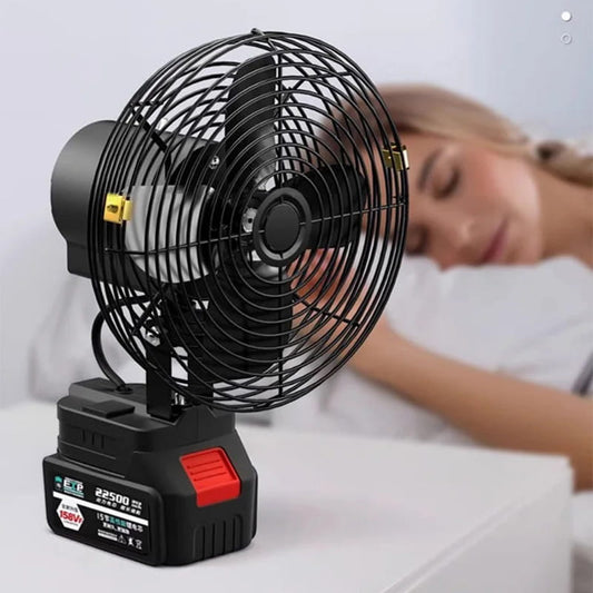 Oplaadbare Draadloze Camping Ventilator - Draagbaar voor Buiten & Tent