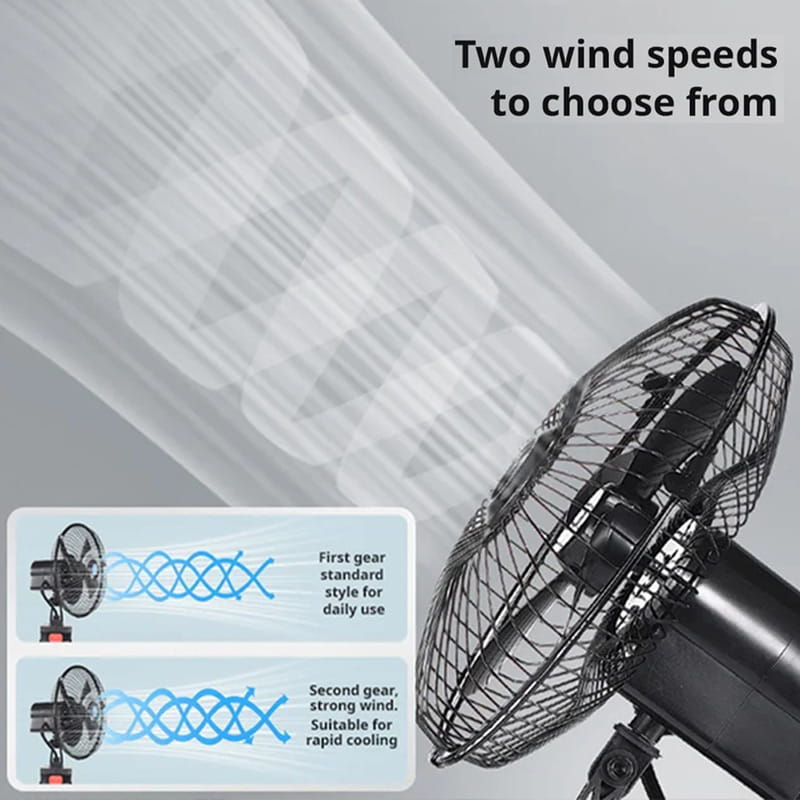 Oplaadbare Draadloze Camping Ventilator - Draagbaar voor Buiten & Tent