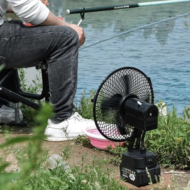 Oplaadbare Draadloze Camping Ventilator - Draagbaar voor Buiten & Tent