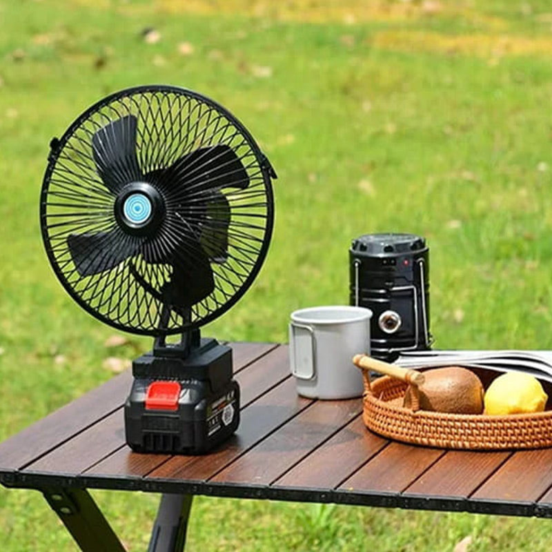 Oplaadbare Draadloze Camping Ventilator - Draagbaar voor Buiten & Tent