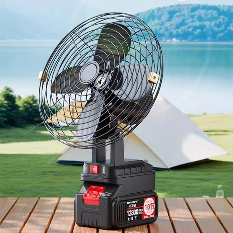 Oplaadbare Draadloze Camping Ventilator - Draagbaar voor Buiten & Tent