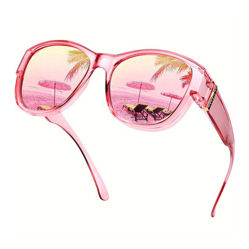 🕶️👓 Brildragers opgelet: deze oversized zonnebril schuift over je eigen bril en je ziet eruit als een filmster – geen dure clip-on, geen geknipper met lenzen!