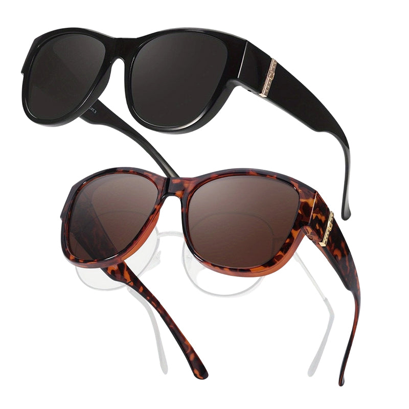🕶️👓 Brildragers opgelet: deze oversized zonnebril schuift over je eigen bril en je ziet eruit als een filmster – geen dure clip-on, geen geknipper met lenzen!