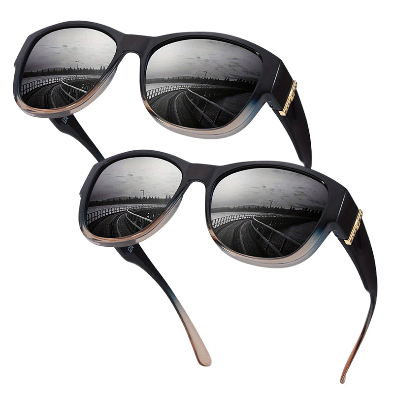 🕶️👓 Brildragers opgelet: deze oversized zonnebril schuift over je eigen bril en je ziet eruit als een filmster – geen dure clip-on, geen geknipper met lenzen!