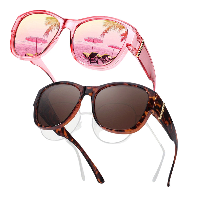 🕶️👓 Brildragers opgelet: deze oversized zonnebril schuift over je eigen bril en je ziet eruit als een filmster – geen dure clip-on, geen geknipper met lenzen!