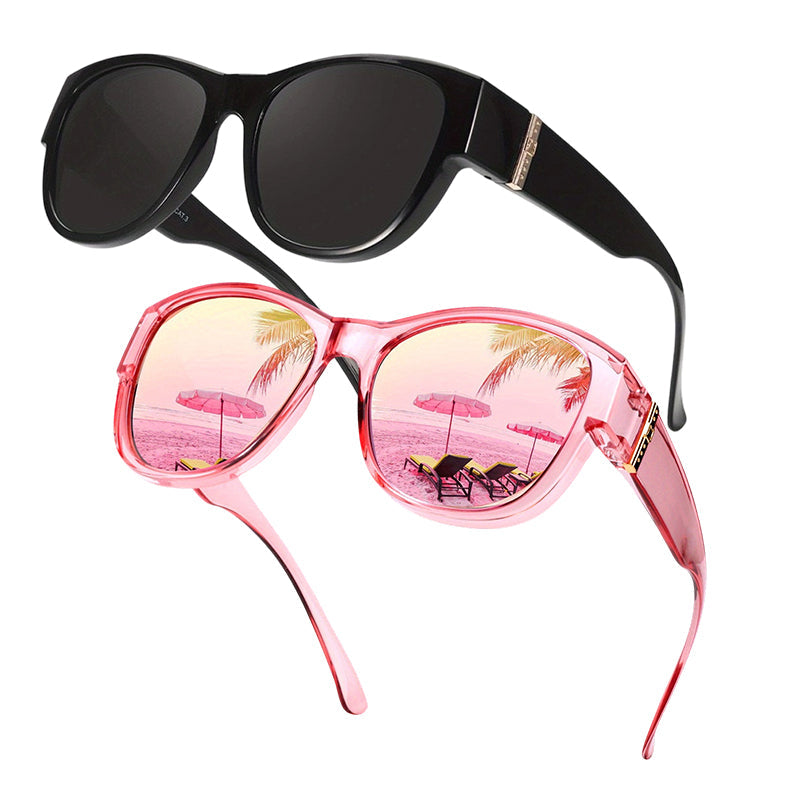 🕶️👓 Brildragers opgelet: deze oversized zonnebril schuift over je eigen bril en je ziet eruit als een filmster – geen dure clip-on, geen geknipper met lenzen!