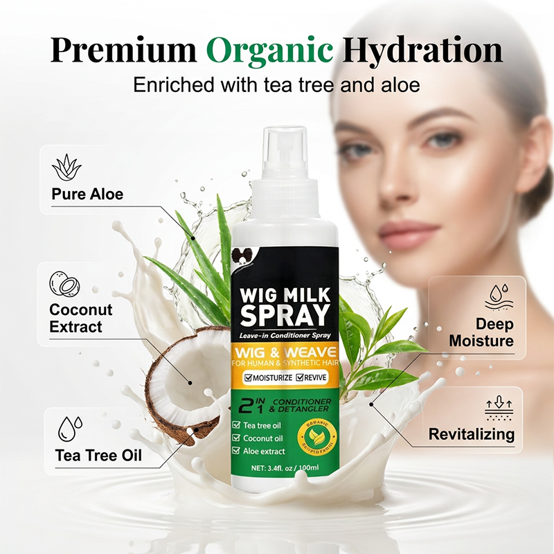 ✨Pruiken Melkspray 50ml | Met Tea Tree & Aloë✨