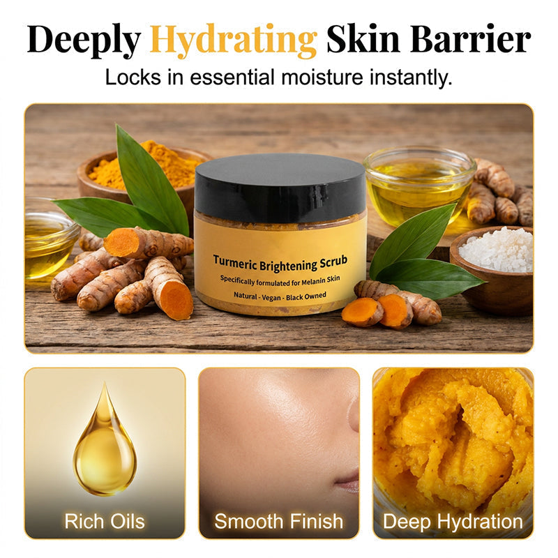✨🧡 50% KORTING! Kurkuma Bodyscrub – Zijdezachte Huid & Een Stralende Glow 🌿