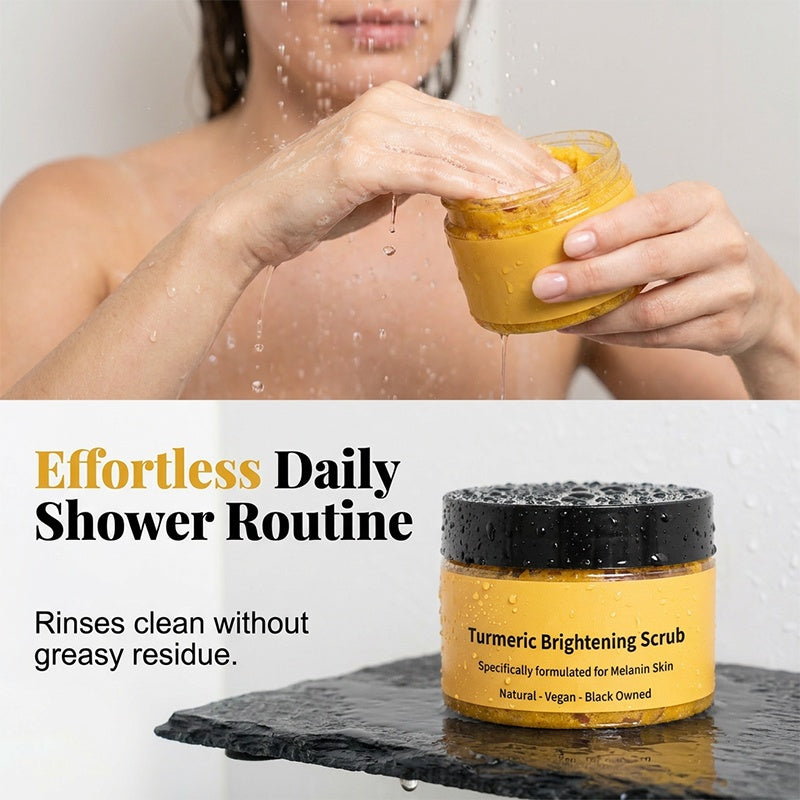 ✨🧡 50% KORTING! Kurkuma Bodyscrub – Zijdezachte Huid & Een Stralende Glow 🌿