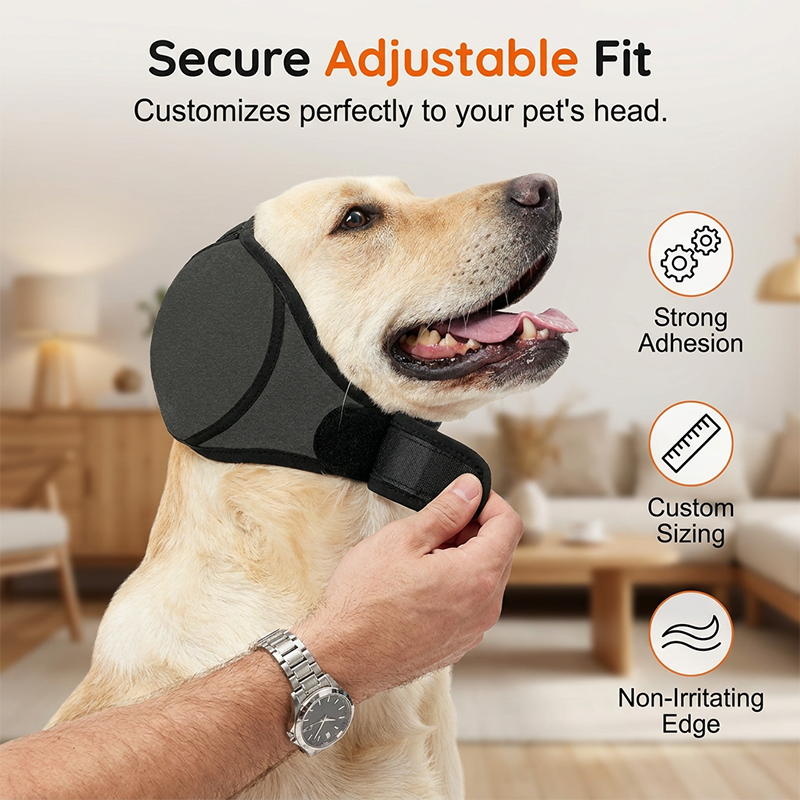 🐾🐶【Aanbieding】🏊‍♂️Honden Oorkap tegen Angst & Water | Neopreen | Dempend🔇💧